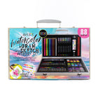 Art 101 Watercolor - Draw & Sketch Wood Art Set - 88 Pieces Set-This set includes our popular Watercolor Brush pens, which have the versatility of traditional watercolor packed into an easy-to-use pen