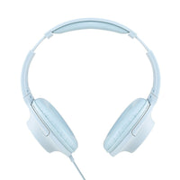 Basic Tech BTHBL Wired Headphones - Blue-Universal
