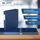 Davis Group Premium Economy Binder - D Ring - 1" - Royal Blue - 6 Pack-Ideal for Conferences, Reference, Colleges & Universities