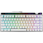 ASUS ROG Falchion Ace 75 HE Wired Analog/Hall Effect Gaming Keyboard - White-Hot-swappable ROG HFX V2 & V2X Magnetic Switches. Enjoy refined keystrokes with customizable 0.1–3.5mm actuation and precise 0.01mm-step fine-tuning 