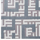 Modway Nahia Geometric Maze Area Rug - 5 ft W x 8 ft L - Ivory Light Grey/Sky Blue-100% Polyester Microfiber