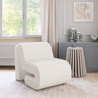Zuo Opam Accent Chair - White-Chair Weight Capacity: Supports up to 250 lb