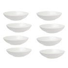 Maxwell & Williams White Basics Round Coupe Bowl - 20 cm - 8 Pack-Handwashing Recommended