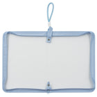 Merangue Fashion Expanding File - Blue-Zip-around closure keeps documents secure and protected