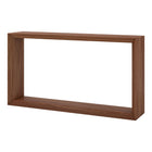 Hudson&Canal Osmond 55"W Console Table - Satin Walnut-Tabletop features a weight capacity of 60 lbs