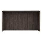 Hudson&Canal Piedmont 56"W Console Table - Alder Brown-Table is made of high-quality and durable MDF and PVC materials