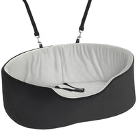 PawHut Dog Car Seat for Small/Medium Pets-Triple fixation system ensures stability, letting you drive without distraction