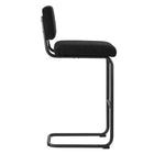 Modway Parity Boucle Bar Stools - Black Black - Set of 2-Assembly Required