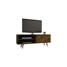 Manhattan Comfort Liberty 62.99" TV Stand, Rustic Brown (201AMC9)-Free Standing TV Stand for Living Room and Bedroom use.