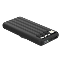 Kopplen Open Box 10000mAh Fast Charging USB Wireless Power Bank-Comes with two USB-C, one micro-USB and one USB-A cables for easily charging multiple portable devices with different needs