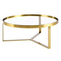 Modway Relay Coffee Table - Gold-Modern Coffee Table