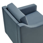Modway Liora Performance Velvet Armchair - Cadet Blue-8