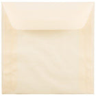 JAM Paper Square Translucent Vellum Invitation Envelopes - 8.5" x 8.5" - Spring Ochre Ivory - 25 Pack (PACV530)-Color: Spring Ochre