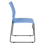 Flash Furniture HERCULES Series Sled Base Stack Chair with Air-Vent Back - Blue-Stacks up to 5 Chairs High