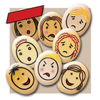 Yellow Door Jumbo Emotion Stone 8-Piece Set-The set includes two examples of each feeling so that you can use them for matching activities