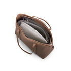 Bugatti PURE Vegan Leather Business Tote Bag with Removable Organizer for 14.1" Laptop/Tablet - Taupe-Inside the removable organizer, multi-use built-in organizer pockets