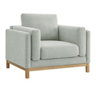 Modway Roscoe Fabric Armchair - Mist-Mélange Chenille Fabric