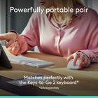 Logitech Mobi Fold Ultra-Portable Travel Mouse - Off-White-9