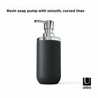 Umbra Junip Soap and Sanitizer Pump - 295ml - Chrome Black-Soap/Sanitizer Dispenser Colour: Chrome/Black