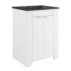 Modway Maybelle 24" Bathroom Vanity - White/Black-7
