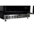 Kucht 24" Dual‑Zone 52‑Bottle Wine Cooler - Panel Ready-Hettich hinge for customized panel or seamless stainless steel door panel 