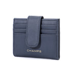 Champs Iconic Snap Cardholder - Navy-Front Snap closure