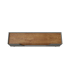 Manhattan Comfort Marcus 62.99" Mid-Century Modern TV Stand - Greige and Nature-Frame Made of High Quality MDF with Painted Finish. Legs Made of Solid Pine Wood for Fashion and Durability