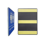 Futech Man/Woman with Braille Washroom Sign - Blue - 2 Pack-Braille Design