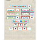Teacher Created Resources 10 Pocket Chart - 34" x 44" - Woven-Perfect for any size sentence strips, flash cards, and more!