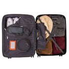 Air Canada Tokyo 24" Hardside Check-In Spinner Luggage  - Black-Expandable main compartment