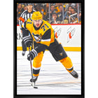 Evgeni Malkin Pittsburgh Penguins Skating - Framed Canvas - 22" x 31"-Premium canvas print with gallery-wrapped edges