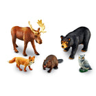 Learning Resources Jumbo Forest Animals - Set of 5 -Material: Plastic