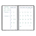 Blueline 2027 Planifi-Action 13-Month Weekly/Monthly Planner - 9-1/16" x 5-7/8" - Black - French-Each spread has boxes for daily priorities, phone calls, correspondence and personal notes