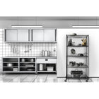 Seville Classics 5-Tier NSF Steel Shelving - Black - 72" H x 36" W x 18" D-10