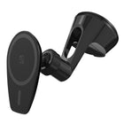 Scosche MagicMount Pro MS 3-in-1 Magnetic Phone Mount - Black-Holds iPhone models X, 11 & SE and Android phones using the included MagicRing adapter