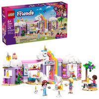 LEGO Friends Unicorn Dream Café-Kids ages 6+ can play pretend with the rainbow unicorn themed café playset