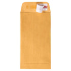 Jam Paper #7 Coin Business Recycled Envelopes with Peel and Seal Closure - 3 1/2" H x 6 1/2" W - Brown Kraft Manila - 100 Pack-Envelopes feature a self-adhesive strip for quick and easy closure