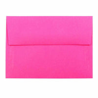 JAM Paper 4Bar A1 Coloured Invitation Envelopes - 3.625 x 5.125 - Ultra Fuchsia Pink - 50 Pack-Perfect for Greeting Cards, Invitations, Weddings or any announcement