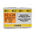 Eco II Garbage Bags - 22" x 24"  - Strong - Black - 500 Pack-22" x 24"