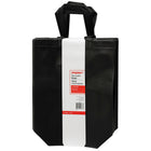 Staples Reusable Bags - 12.6"W x 14.2"H x 4.7"D Laminated - Black - Large - 25 Pack-Comes in a pack of 25 bags