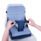 Dreambaby Grab 'N Go Booster Seat - Navy-Adjustable 3-point harness keeps child securely in place