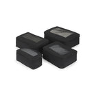 Bugatti 4 Set Compression Packing Cubes - Black-Black