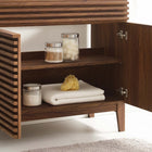 Modway Render 36" Bathroom Vanity Cabinet - Walnut-MDF and Particleboard