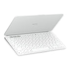 	 Logitech Keys-To-Go 2 Portable Wireless iPad Keyboard with Built-in Cover -  Pale Grey-The super slim, lightweight design of this portable Bluetooth keyboard makes it easy to pack and go - it’s the perfect companion to your tablet or other mobile device