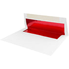 JAM Paper A7 Foil Lined Invitation Envelopes - 5.25" x 7.25" - White with Red Foil - 50 Pack-Quantity: 50/pack, Mail to impress