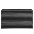 Modway Render 36" Wall-Mount Bathroom Vanity Cabinet - Charcoal-Mid-Century Modern Vanity