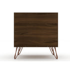 Manhattan Comfort Rockefeller 20.08" Mid-Century Modern 2-Drawer Nightstand - Brown-10