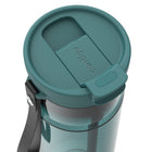 Contigo DualSip Plastic Water Bottle with 2-Way Lid and Carrying Strap - 28 oz (828 ml)-Cup holder friendly: Fits seamlessly in car and gym cup holders