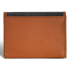 Champs Denim Leather Cardholder - Tan/Black-Easy access ID window