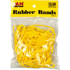 JAM Paper Colourful Rubber Bands - Size 33 - Yellow - 100 Pack-Colour: Yellow | Colourful Elastic Rubberbands